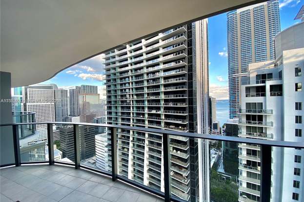 Brickell Heights — balcony view of the Miami skyline
