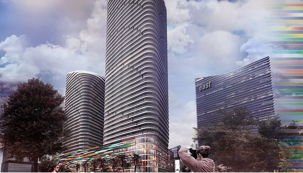 Brickell Heights East Tower — signature curving facade in Miami’s Brickell neighborhood